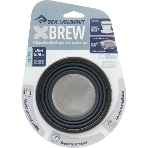 SEA TO SUMMIT X-BREW COFFEE DRIPPER CHARCOAL 23 5 SEA TO SUMMIT X-BREW COFFEE DRIPPER CHARCOAL 23 - Afbeelding 5