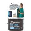 SEA TO SUMMIT SILK STRETCH TRAVEL LINER RECTANGULAR STD NAVY 22